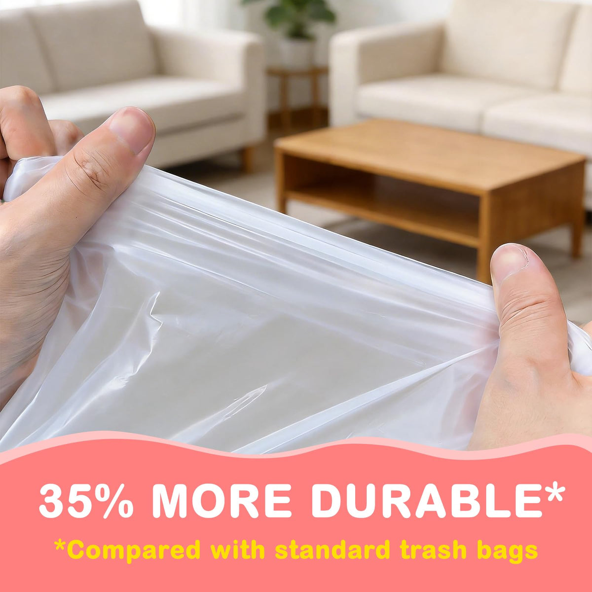 4 Gallon Scented Trash Bags with Drawstring Y5967