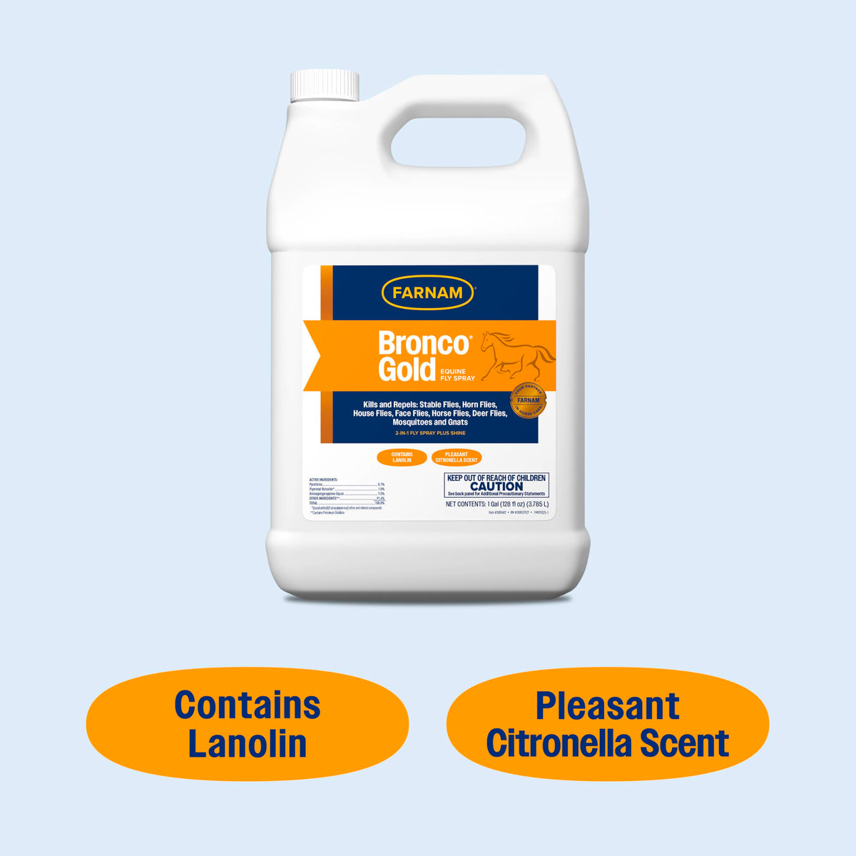 128 oz Horse Fly Spray and Coat Conditioner E653993