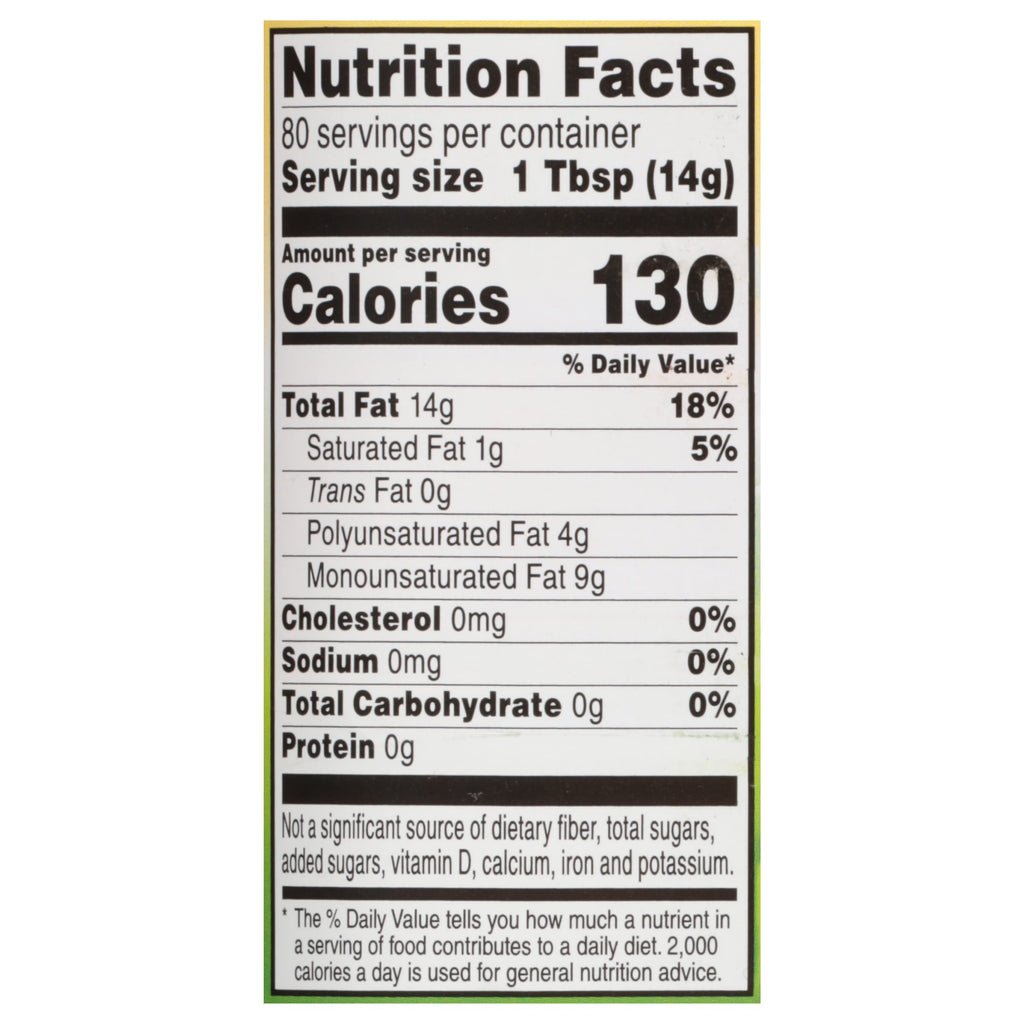 Canola Oil 40 Fluid Ounce Pack of 2 O538