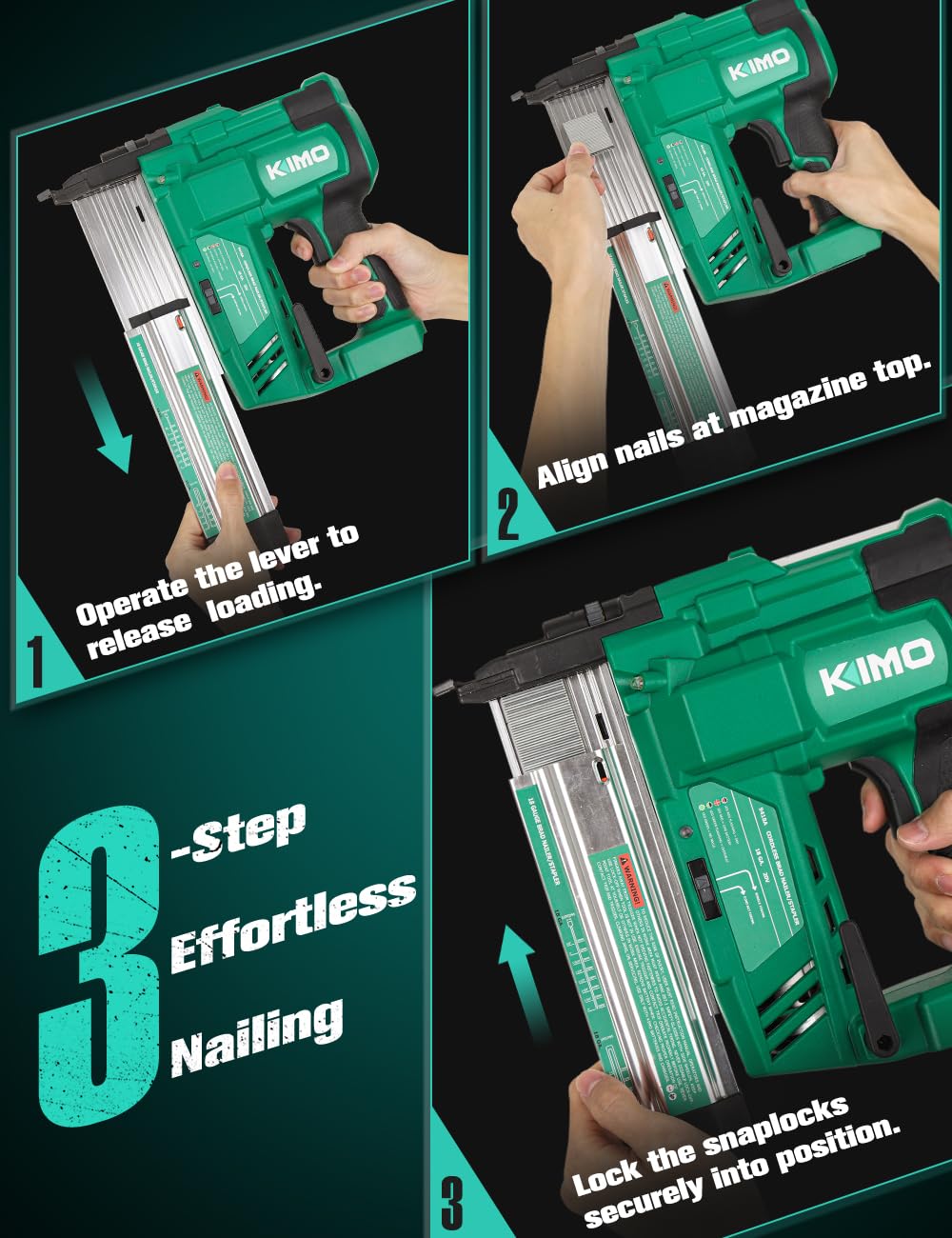 18 Gauge Cordless Brad Nailer and Stapler with Battery S1350