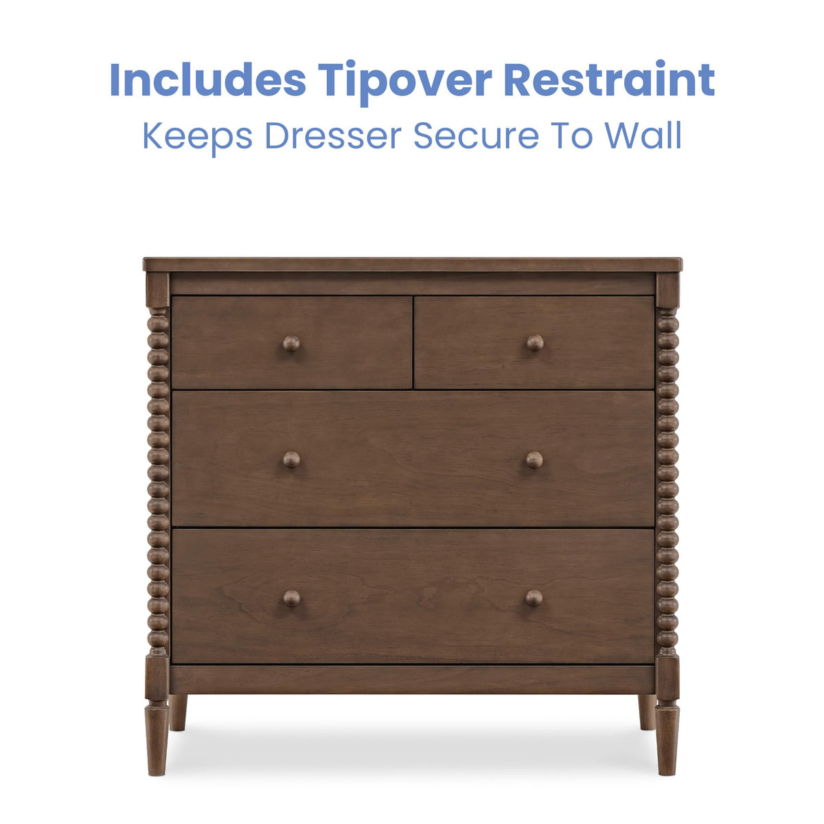4 Drawer Dresser with Changing Top W491299