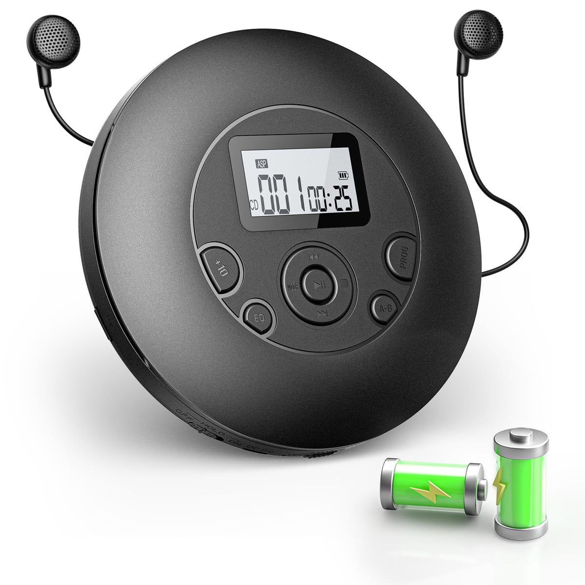 Portable CD Player Rechargeable with Headphones H5129