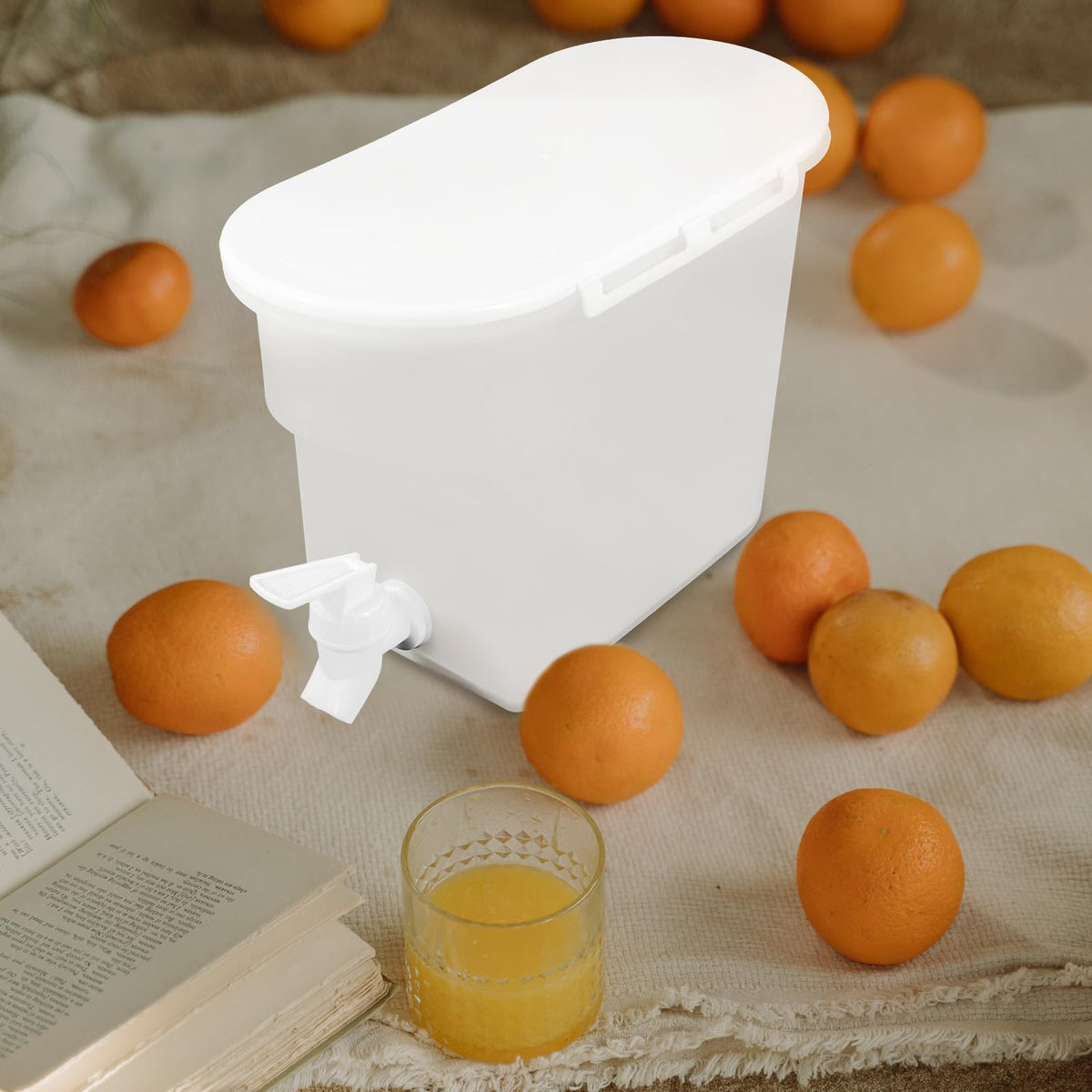 Water Jug with Faucet Heat Resistant PP Pitcher H3283