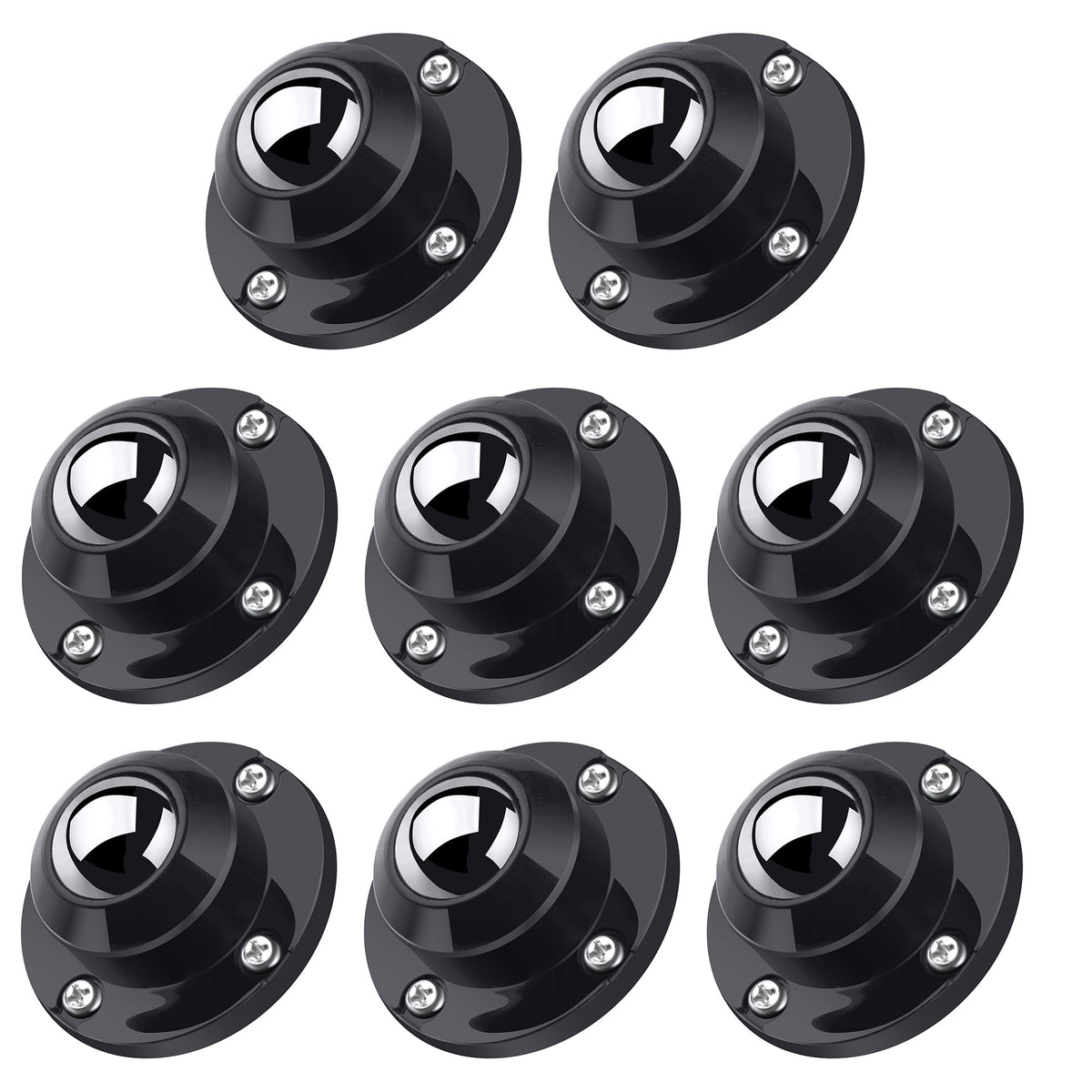 1 Inch Self Adhesive Caster Wheels, 8 Pack R8558