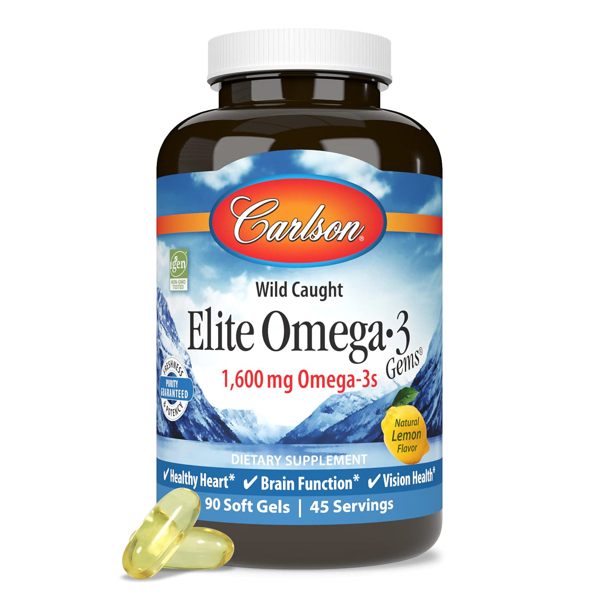 Omega-3 1600mg Soft Gels 90 Count P24143