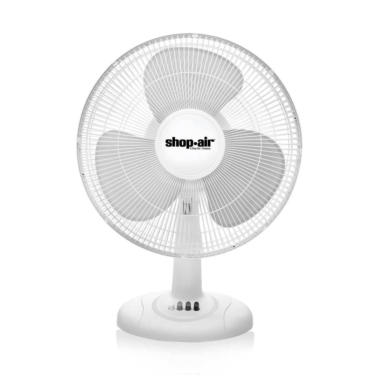16" Oscillating Table Fan, 3 Speeds, White E8852