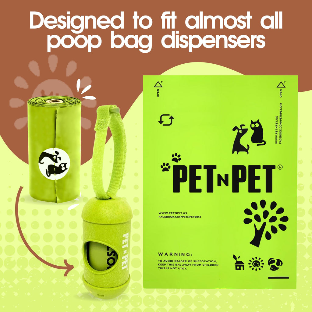 240 Count Plant Based Leak Proof Poop Bags F799055
