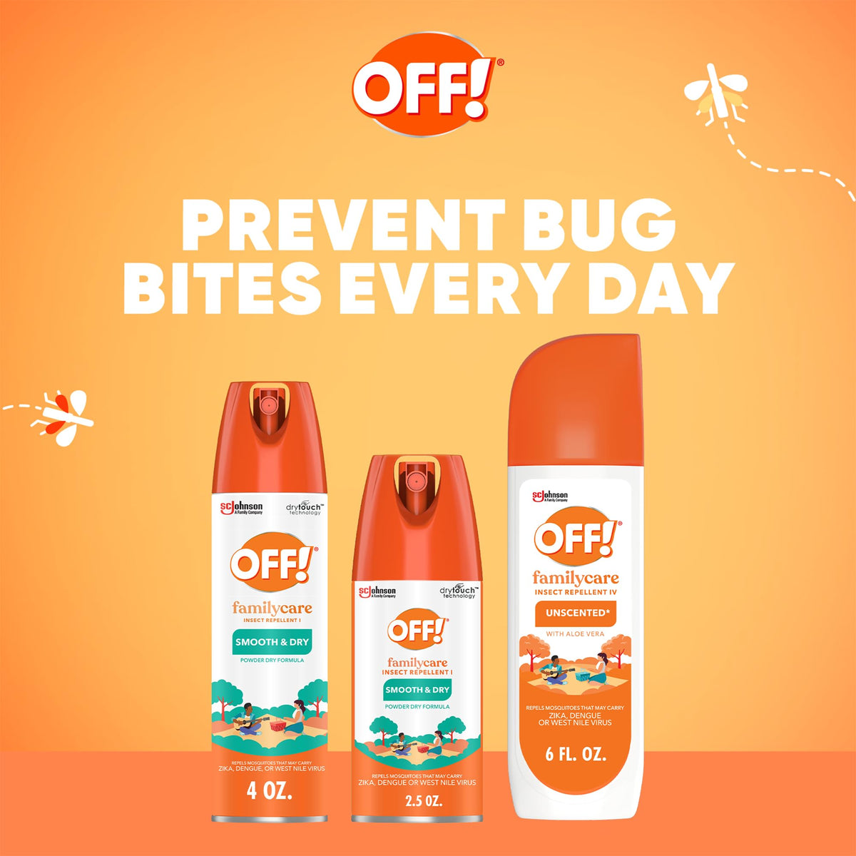 Insect & Mosquito Repellent Bug Spray 4 oz 2-Pack O811