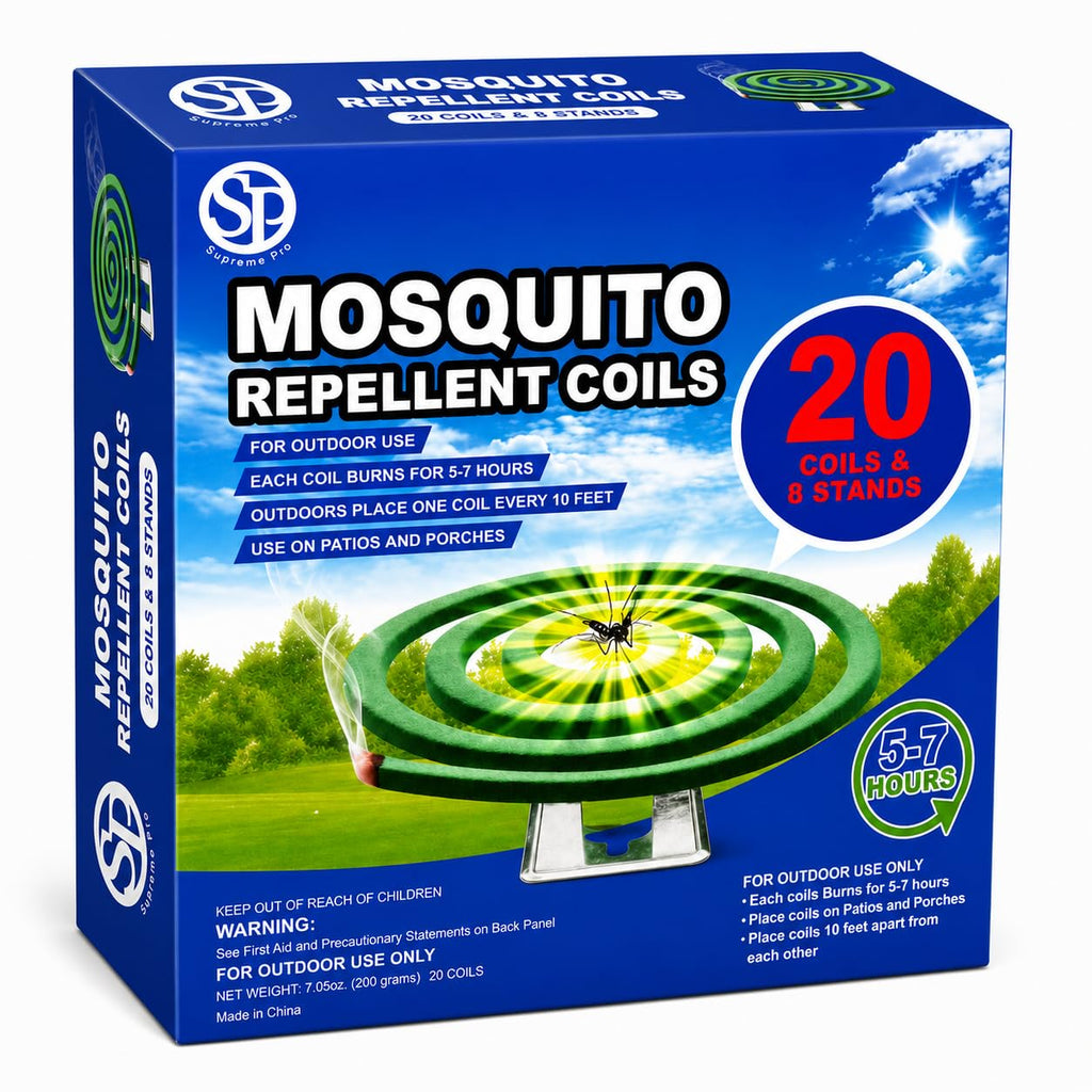 Mosquito Repellent Coils 20 Coils 8 Coil Stands K347714