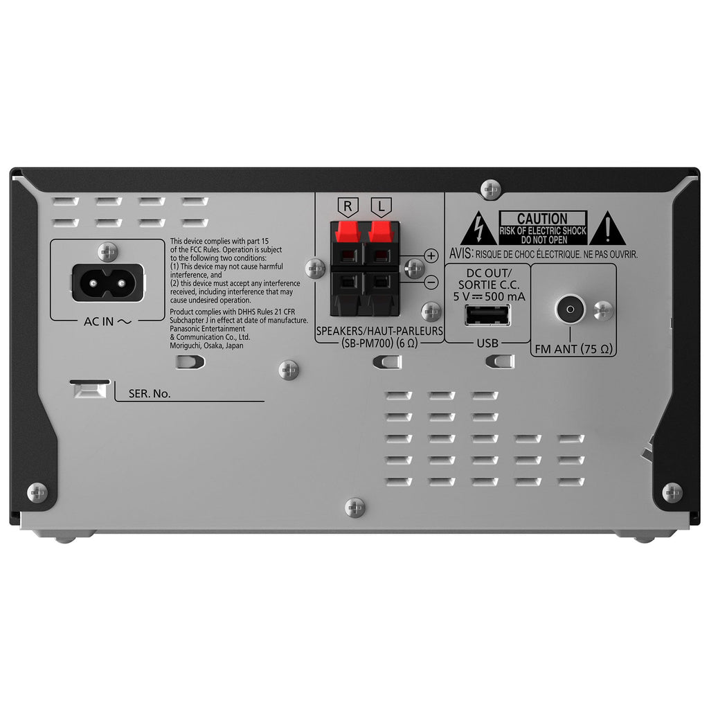 Compact Stereo System with CD Player, Bluetooth, FM Radio and USB, 80W H983876