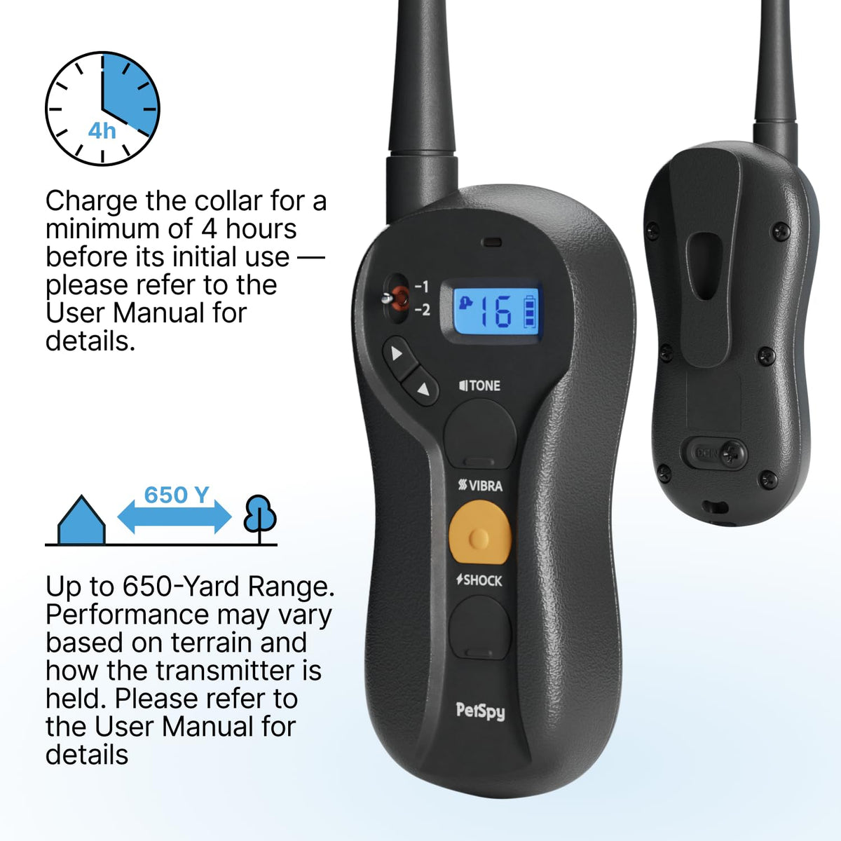 Dog Shock Collar with Remote Control M7398