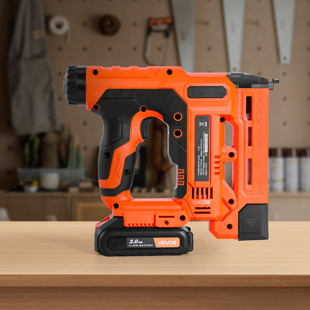 Cordless 2-in-1 18 Gauge Nail Gun Staple Gun R8036