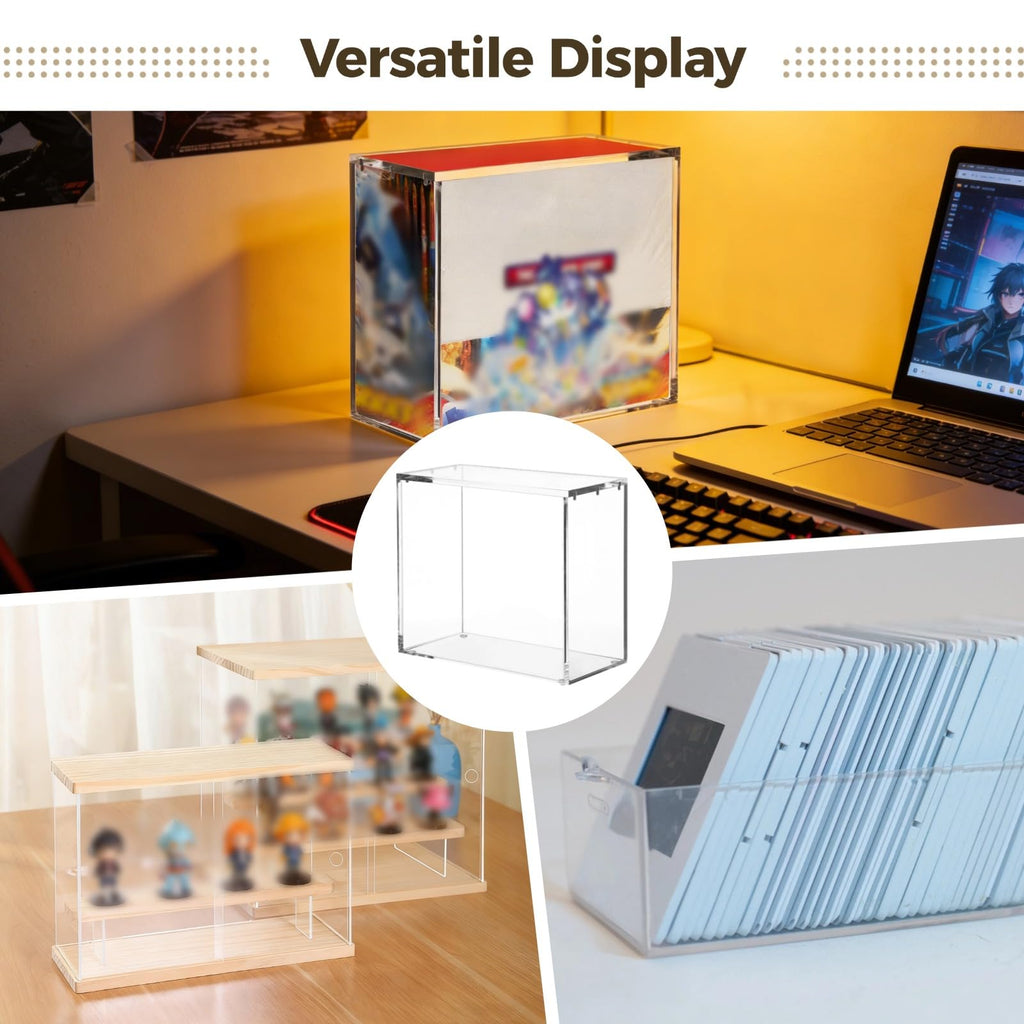 2 Pcs Acrylic Display Cases with Lid L56775