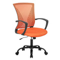 Orange Ergonomic Mesh Office Chair with Lumbar Support Armrest R775