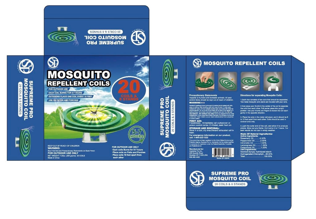 Mosquito Repellent Coils 20 Coils 8 Coil Stands K347714