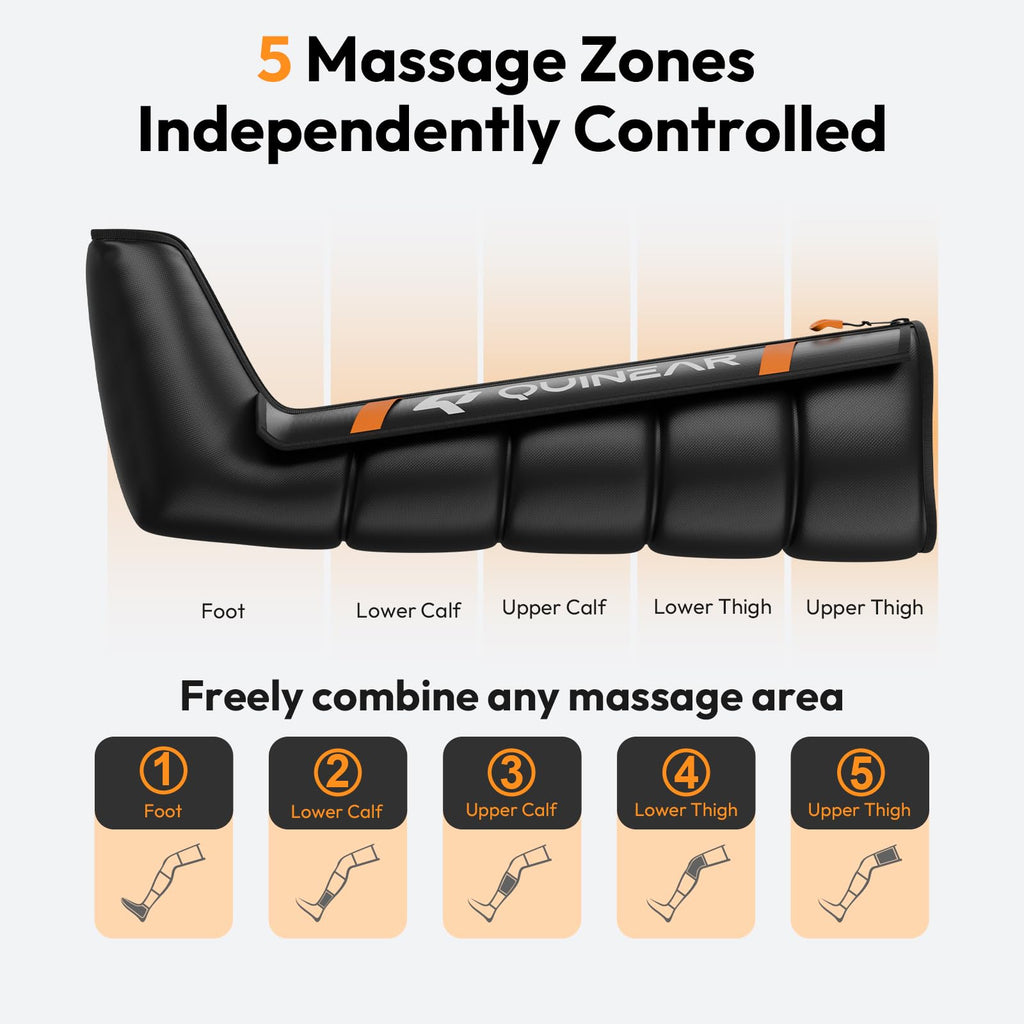 Cordless Compression Boots Leg Massager C959