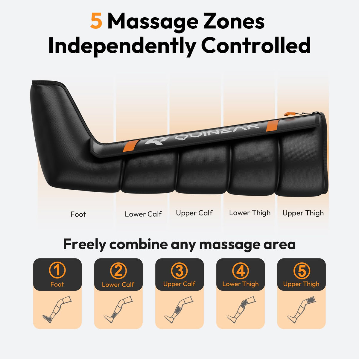 Cordless Compression Boots Leg Massager C959
