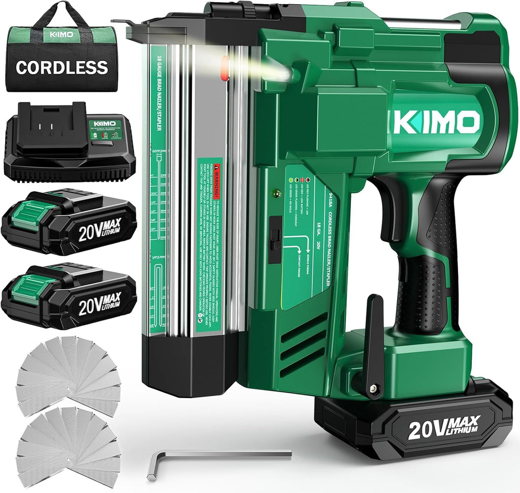18 Gauge Cordless Brad Nailer and Stapler with Battery S1350