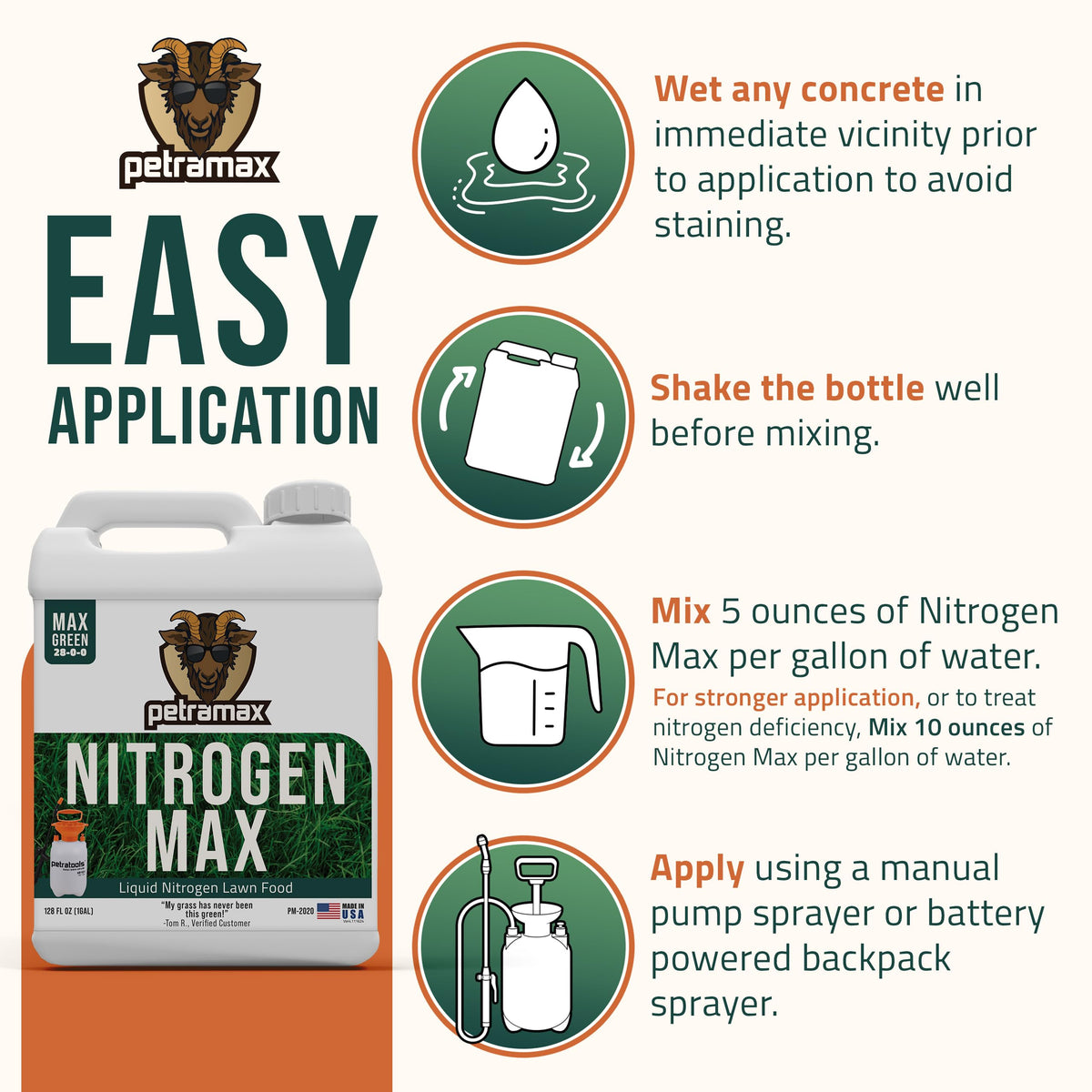 1 Gallon 28-0-0 Liquid Nitrogen Fertilizer V664444