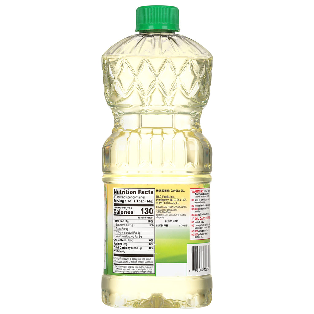 Canola Oil 40 Fluid Ounce Pack of 2 O538