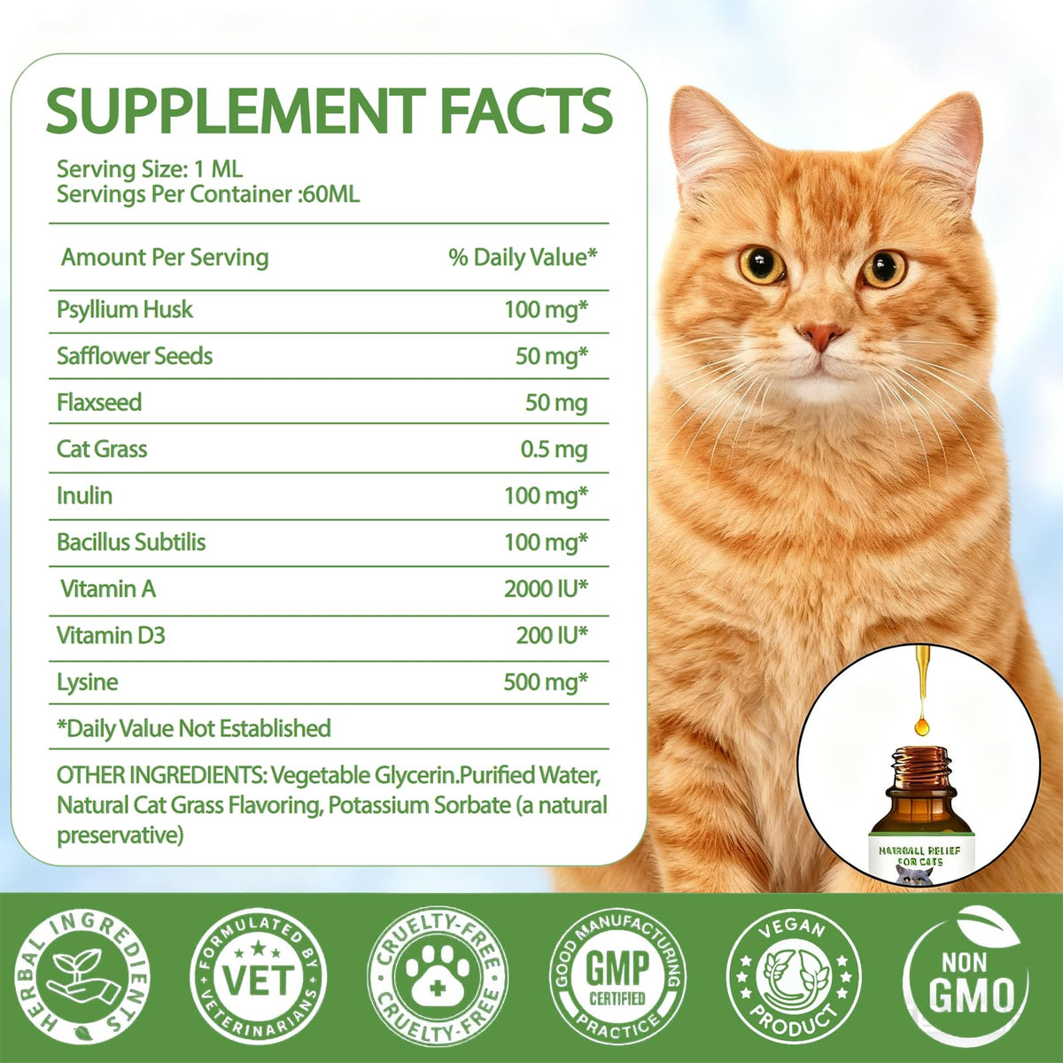Cat Hairball Treatment W463