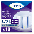 Overnight Incontinence Stretch Briefs L/XL 12 ct U58795