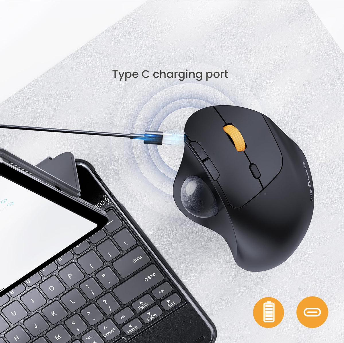 Wireless Bluetooth Trackball Mouse K6778