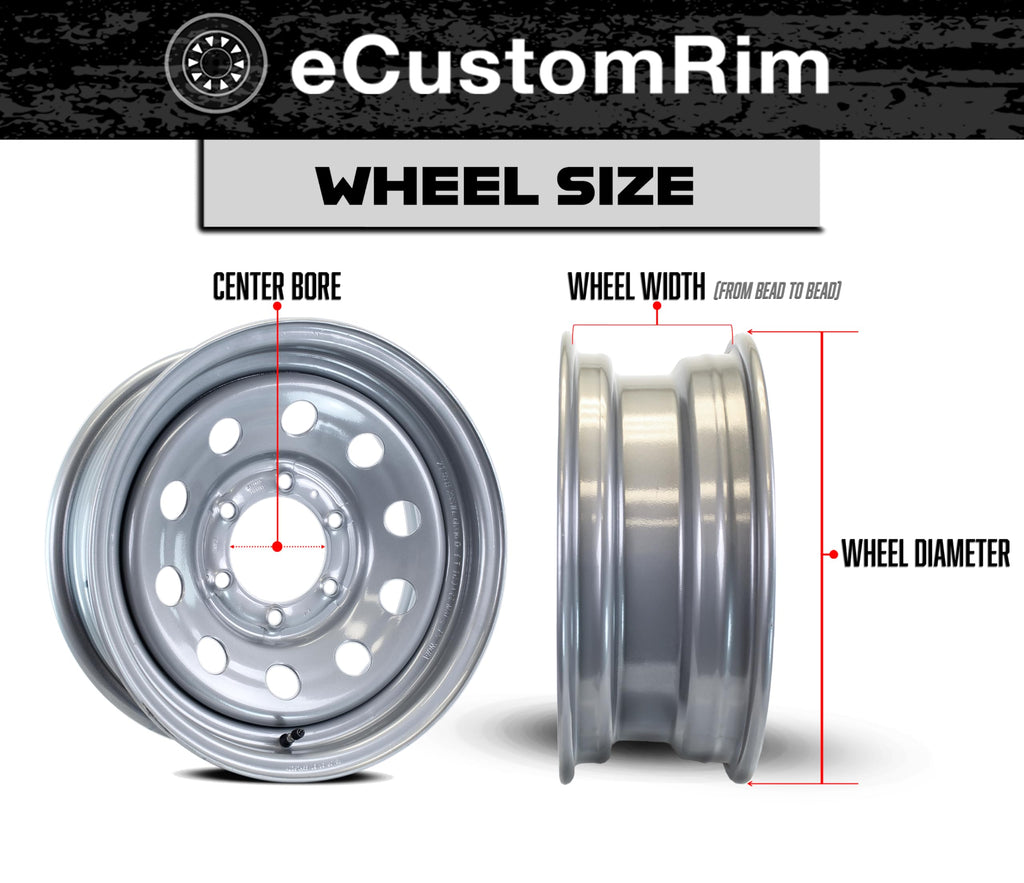 2-Pack Trailer Tire Rim Assembly 5.30-12 12 Inch Galvanized LRC D26347