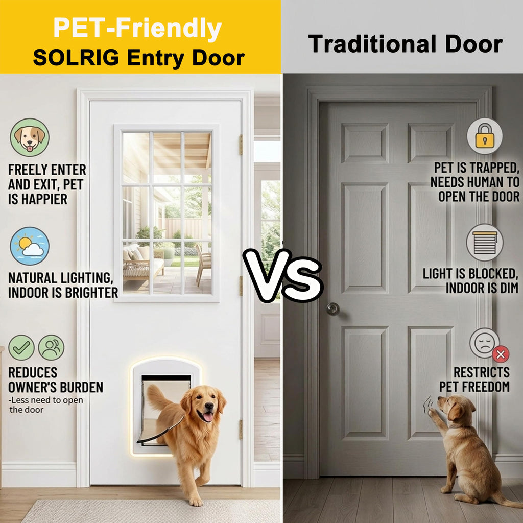 36" x 80" Front Door Slab with Prehung Door Jamb D3143