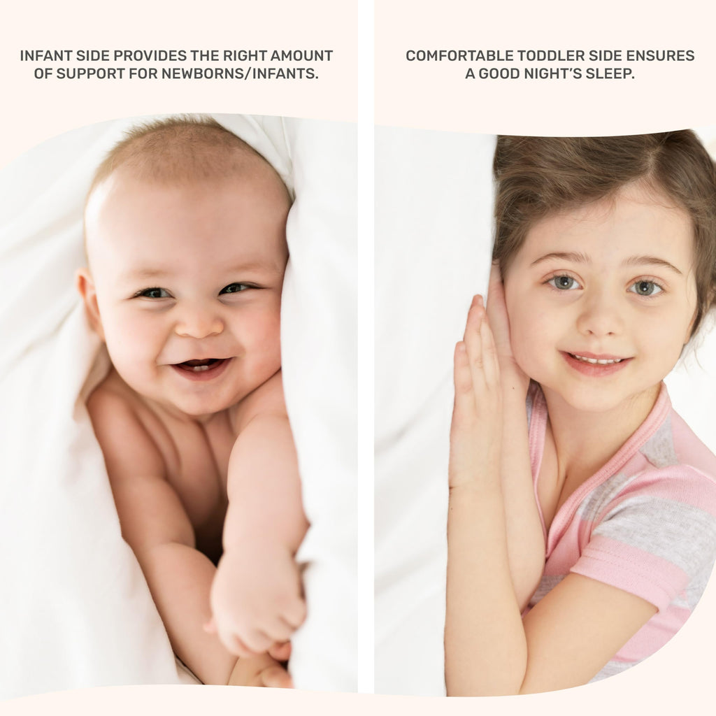 2-in-1 Portable Mini Crib Mattress T29039