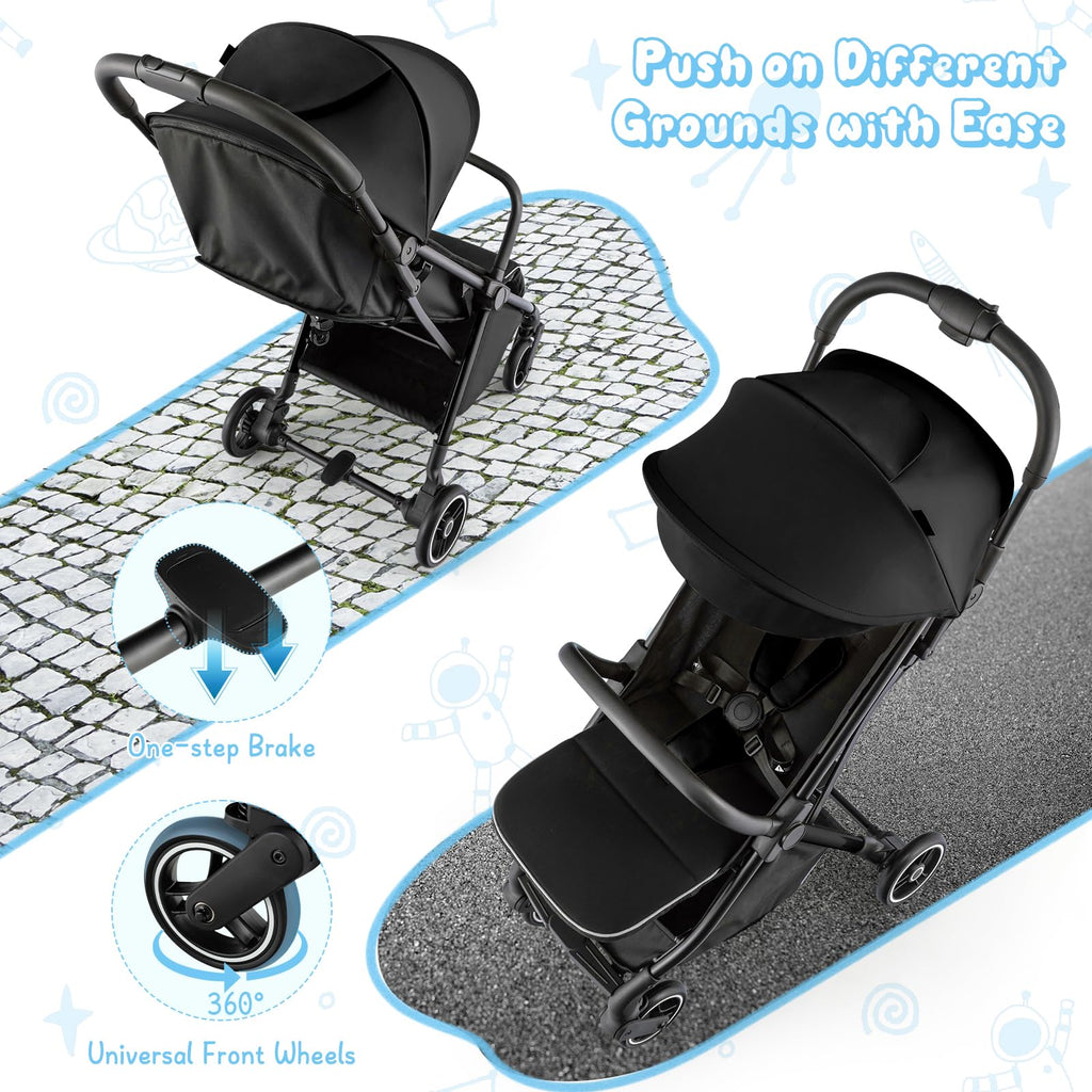 Lightweight Compact Baby Stroller with Canopy R714