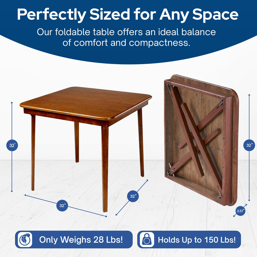 Fruitwood Wood Folding Table C1749
