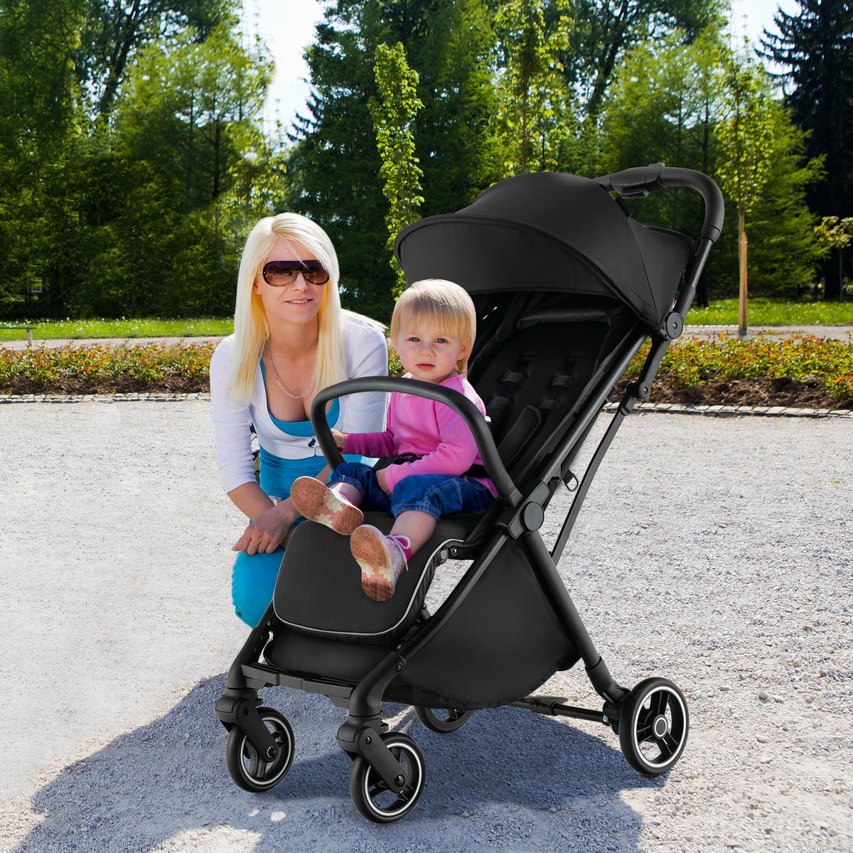 Lightweight Compact Baby Stroller with Canopy R714