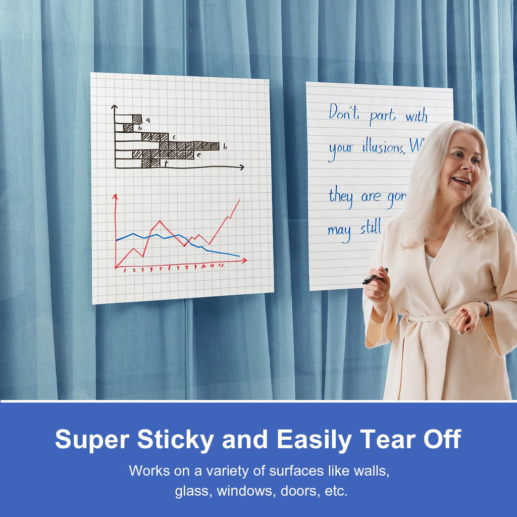 25 x 30 In Flip Chart Easel Pad, 30 Sheets/Pad, 4 Pads F71899