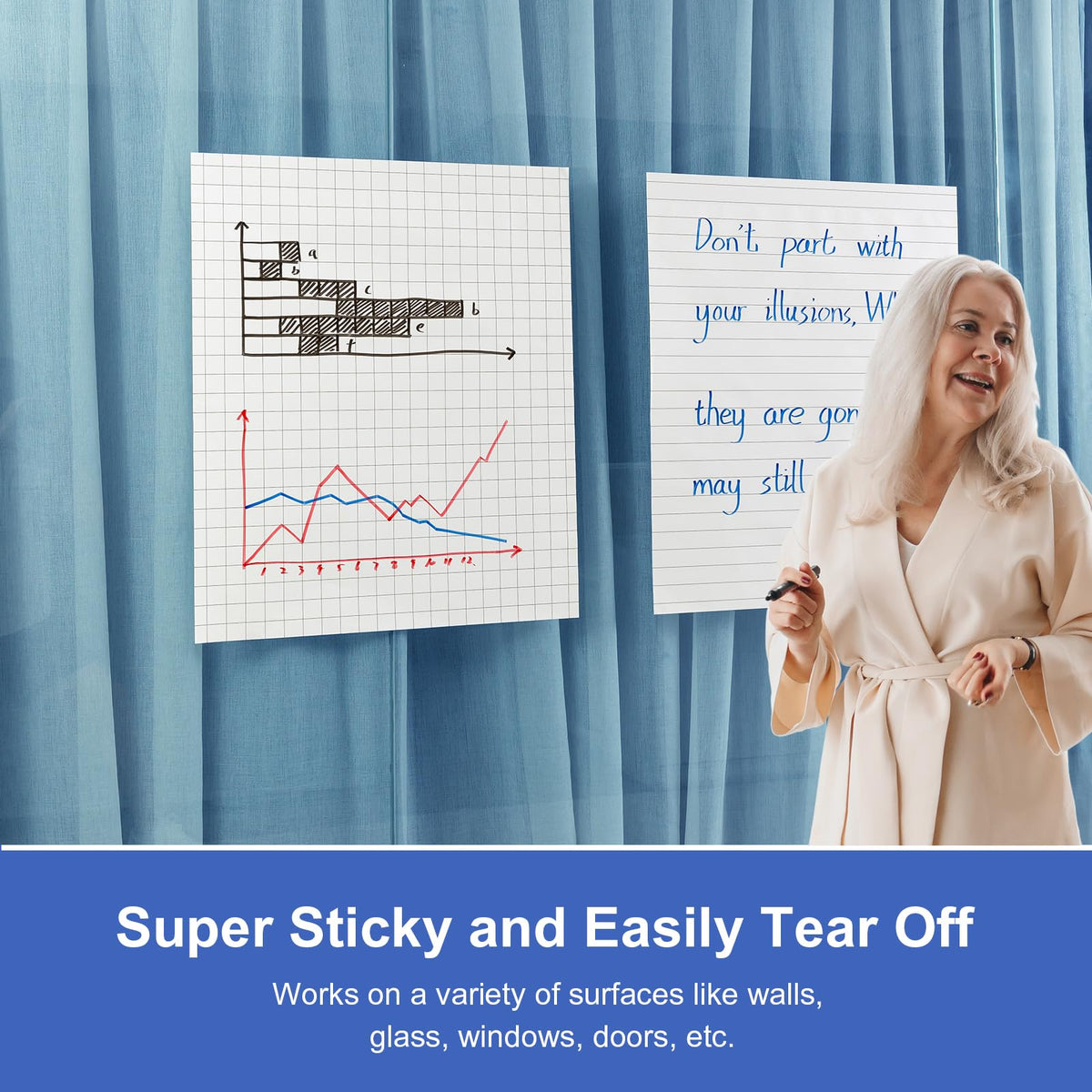 25 x 30 In Flip Chart Easel Pad, 30 Sheets/Pad, 4 Pads F71899