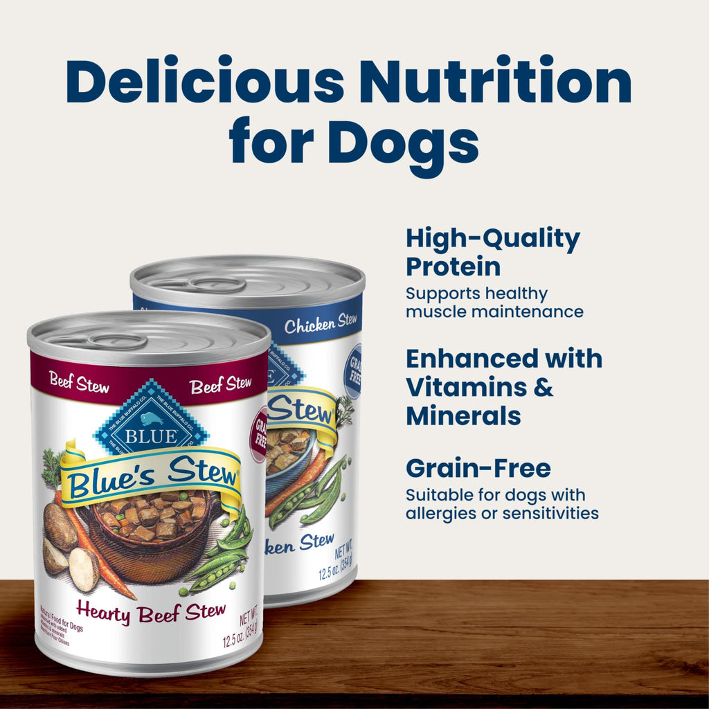 Wet Dog Food 12.5 oz 6 ct E208