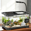 2 Gallon Ultra Clear Aquarium Starter Kit with LED Light, Air Pump, Filter K635
