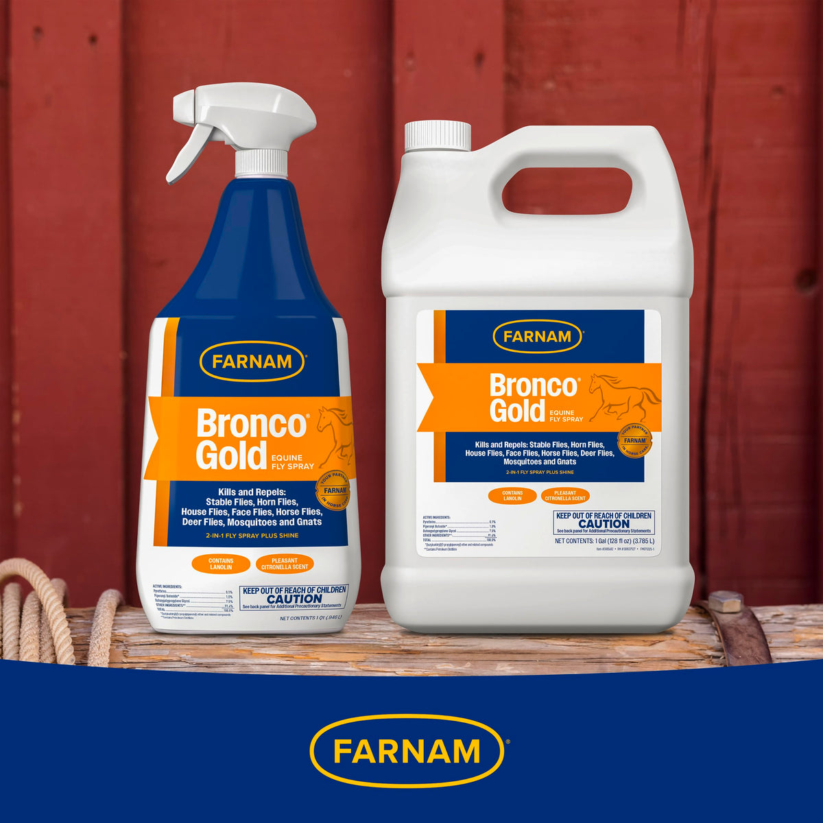 128 oz Horse Fly Spray and Coat Conditioner E653993