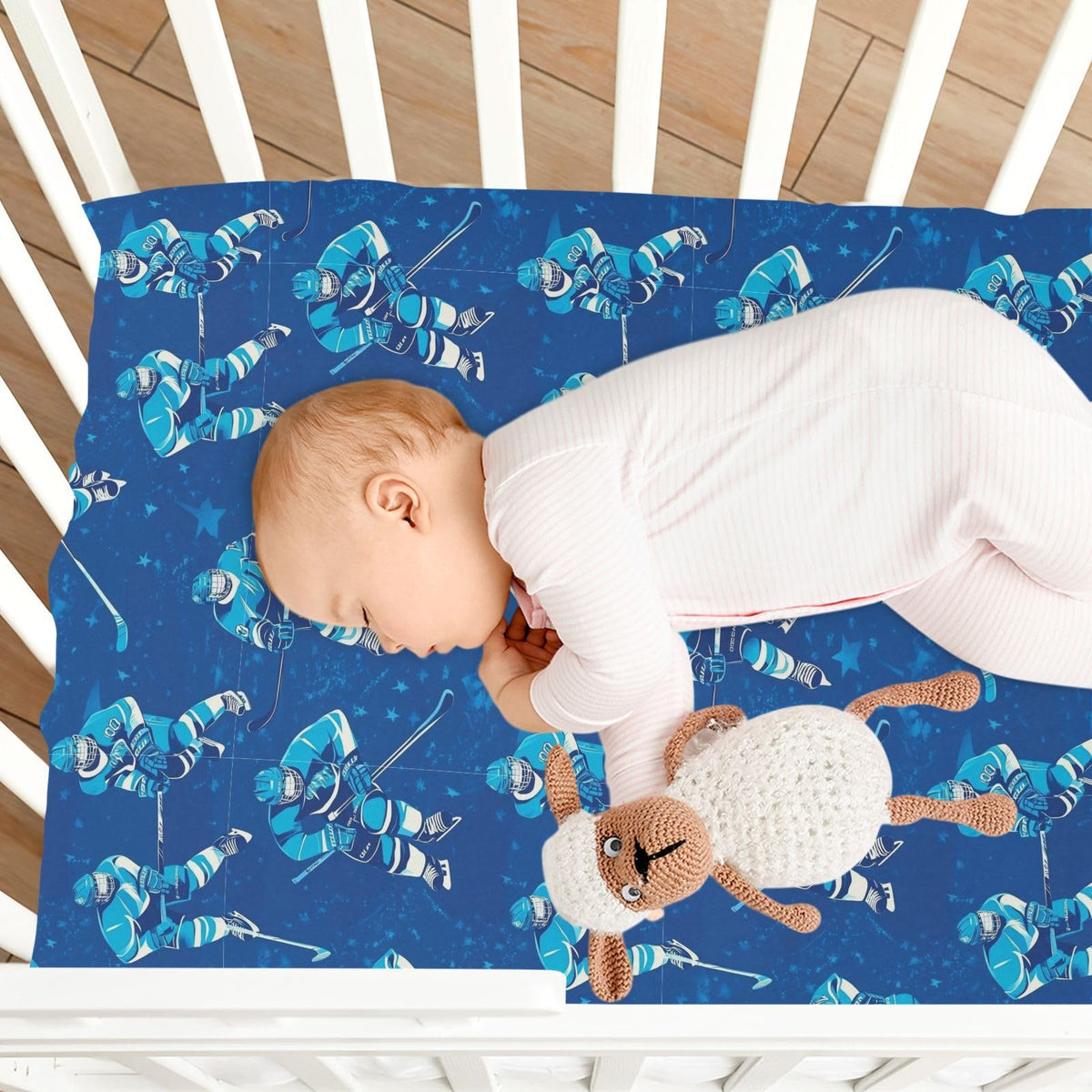 Soft Breathable Microfiber Fitted Crib Sheet M78486