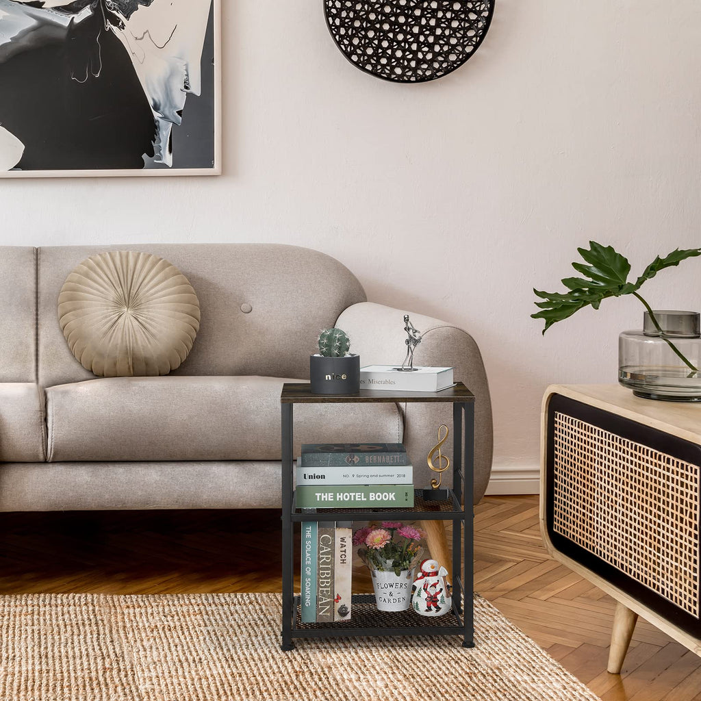3 Tier End Table with Wheel V1115
