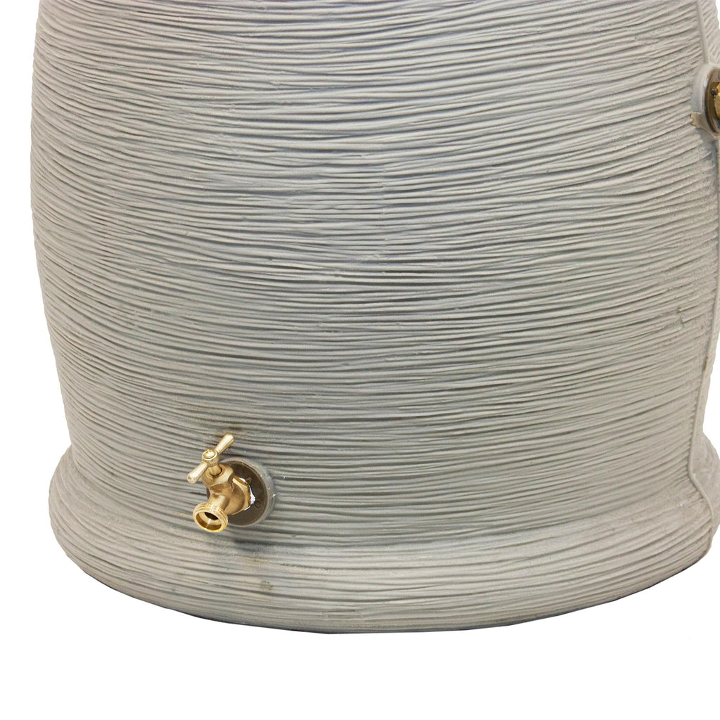 50-Gallon Rain Saver Barrel with 2 Brass Spigots and Screen Q295