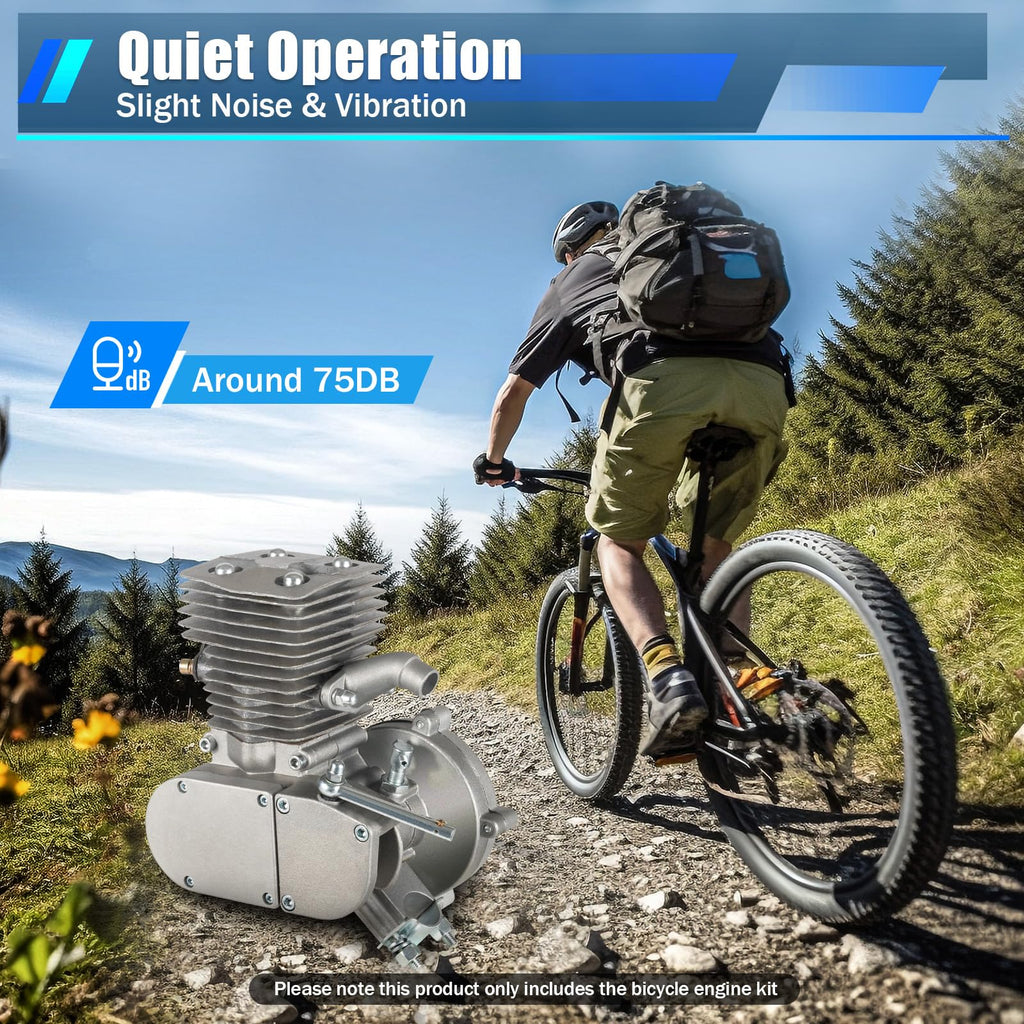 100CC 2 Stroke Bicycle Engine Kit with 44-Tooth Sprocket A672