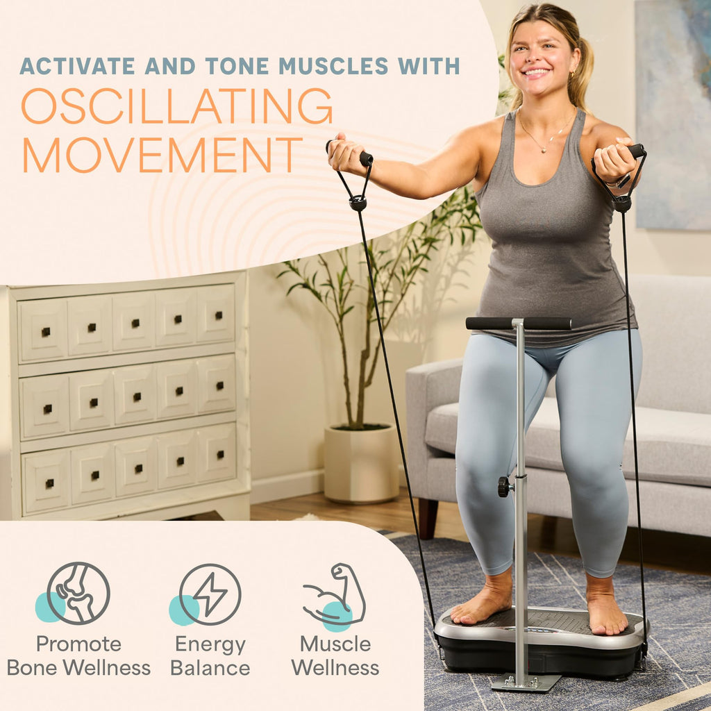 Vibration Plate with Handles and Magnetic Acupoints Q920