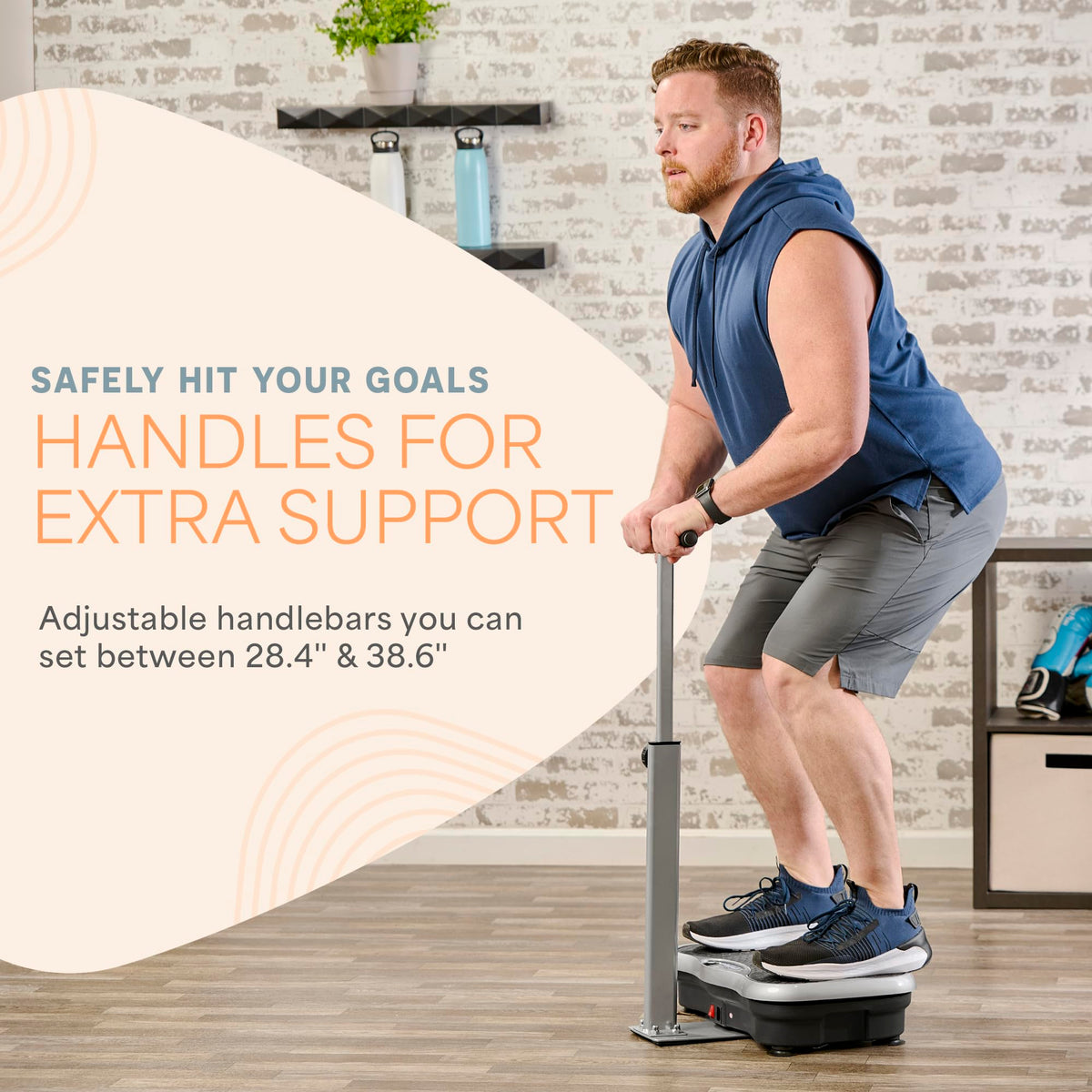 Vibration Plate with Handles and Magnetic Acupoints Q920