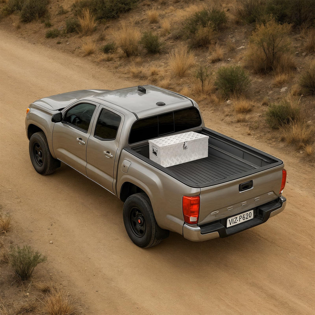 30 x 14 x 10 inch Aluminum Truck Tool Box W8800