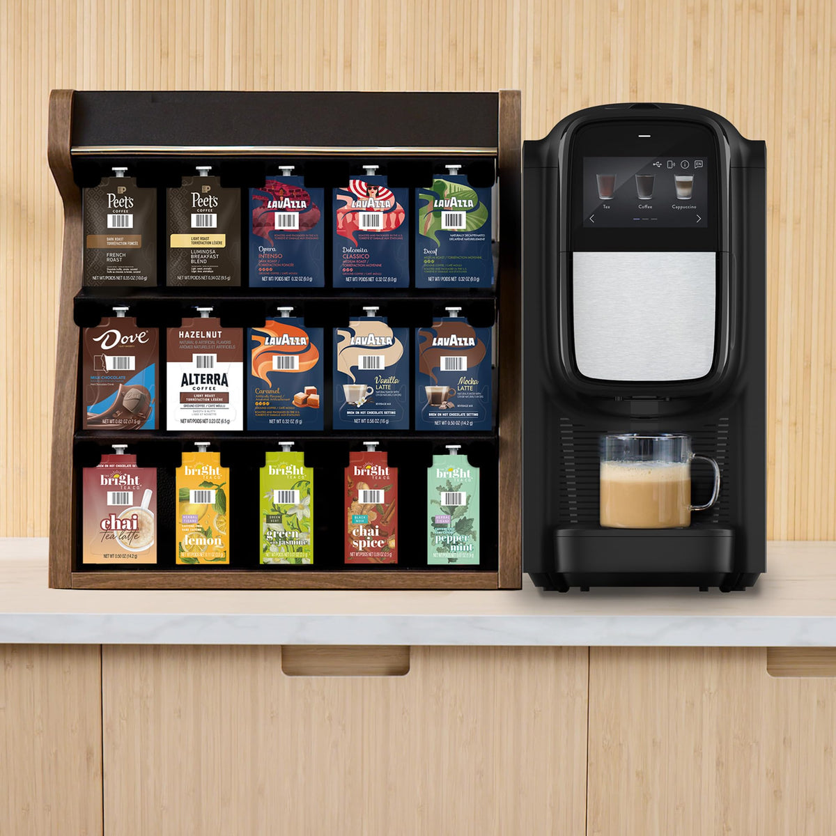 Single-Serve Brewer with Multiple Brew Sizes N35222