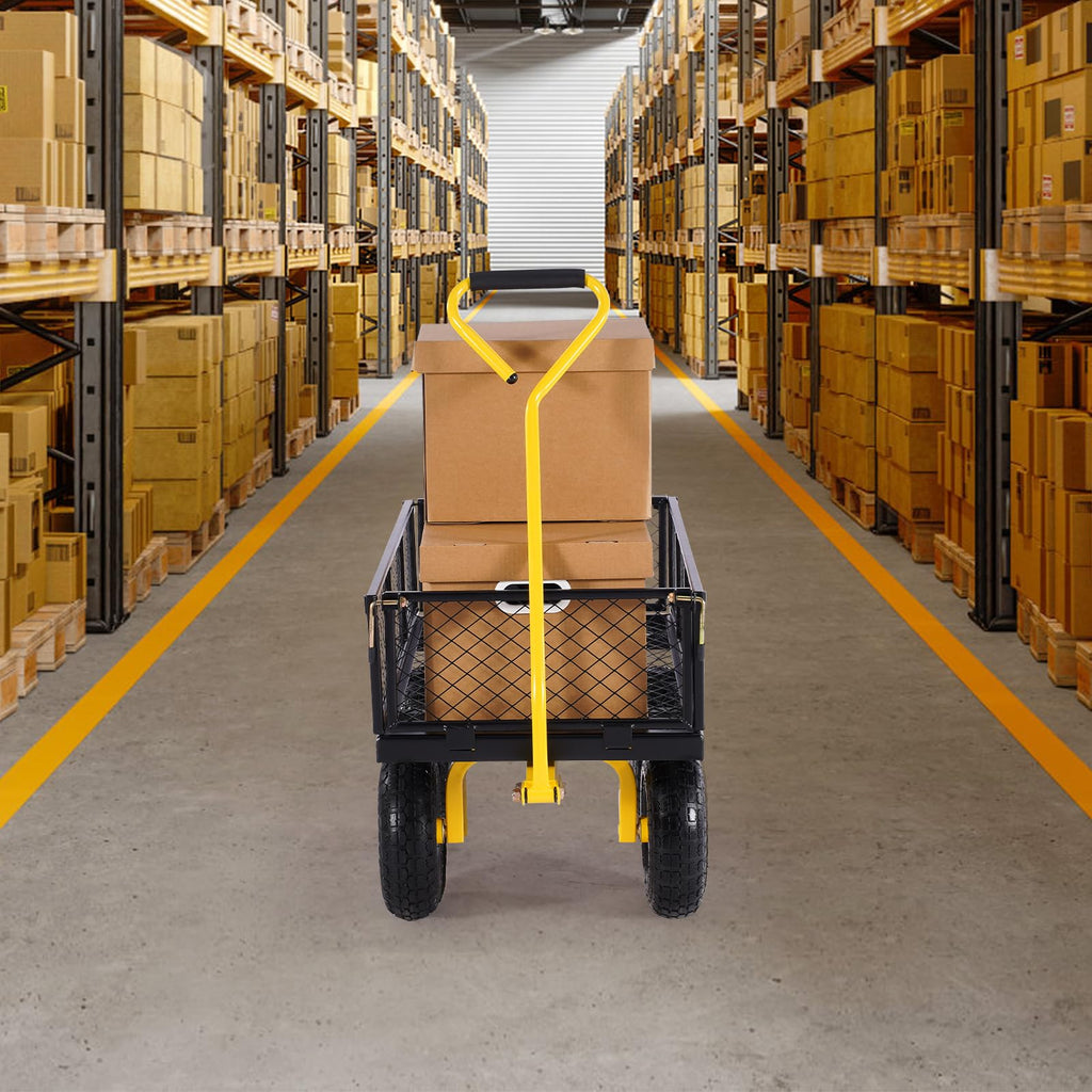 500lbs Steel Garden Cart J912306