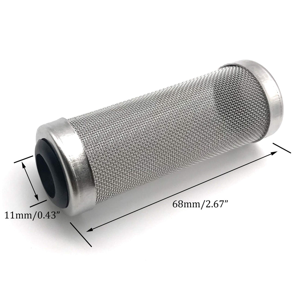 Aquarium Fish Tank Intake Strainer Stainless Steel 11mm S303