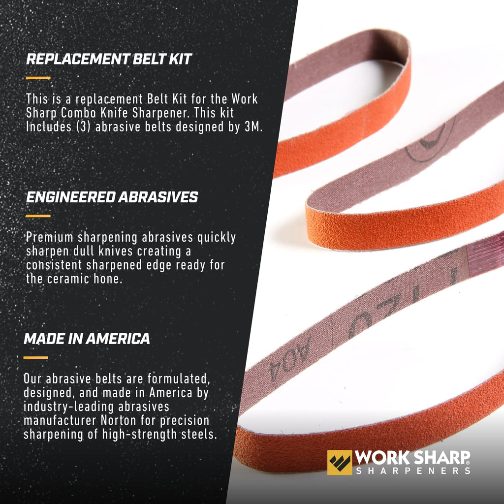 Knife Sharpener Replacement Belt Kit I380