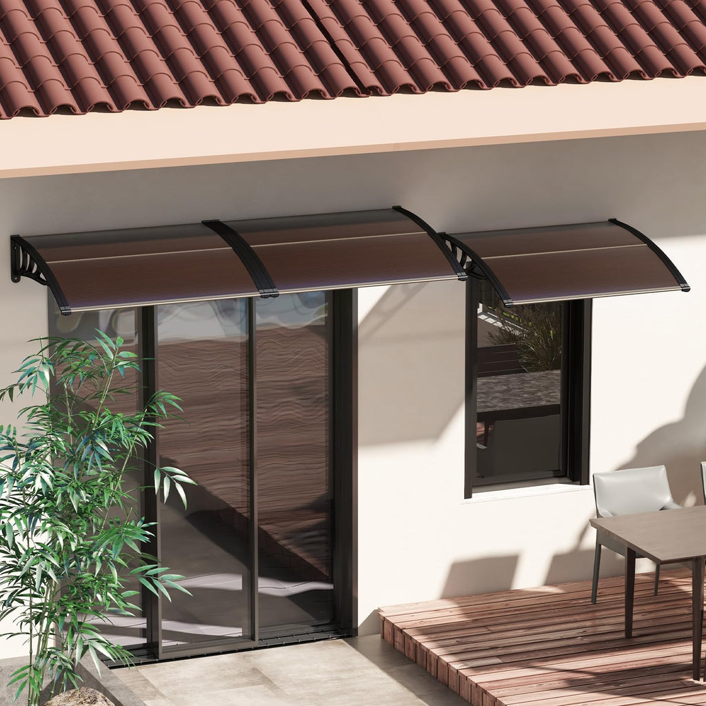 46" x 38" Polycarbonate Door Awning Canopy O916